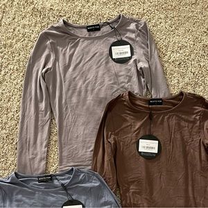 white fox long sleeve tee